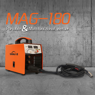 160A 가스레스 MIG 용접 기계 AC220V 가지고 다닐 수 있는 다중 기능적 MAG-160